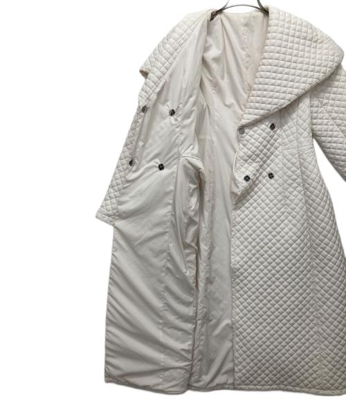 CELFORD（セルフォード）CELFORD (セルフォード) キルティングロングコート ホワイト サイズ:38の古着・服飾アイテム
