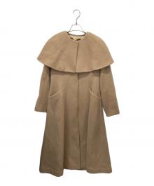 CELFORD（セルフォード）の古着「ケープ付ドレスコート」｜ベージュ
