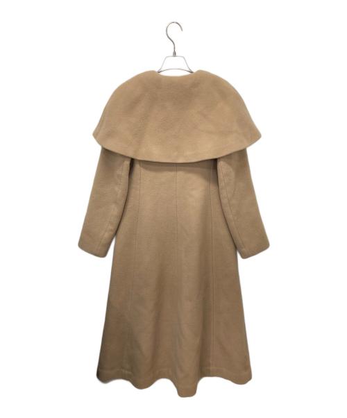 CELFORD（セルフォード）CELFORD (セルフォード) ケープ付ドレスコート ベージュ サイズ:36の古着・服飾アイテム