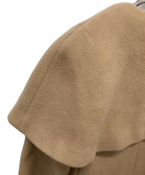 CELFORD（セルフォード）CELFORD (セルフォード) ケープ付ドレスコート ベージュ サイズ:36の古着・服飾アイテム