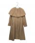 CELFORD（セルフォード）の古着「ケープ付ドレスコート」｜ベージュ