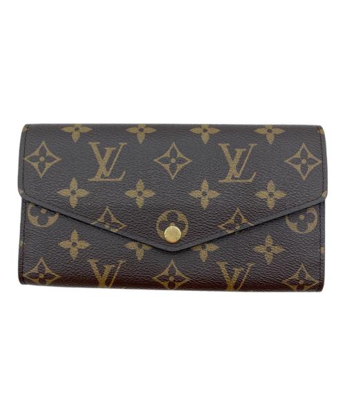 LOUIS VUITTON（ルイ ヴィトン）LOUIS VUITTON (ルイ ヴィトン) ポルトフォイユ・サラ/長財布 ブラウンの古着・服飾アイテム