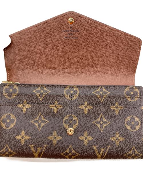 LOUIS VUITTON（ルイ ヴィトン）LOUIS VUITTON (ルイ ヴィトン) ポルトフォイユ・サラ/長財布 ブラウンの古着・服飾アイテム