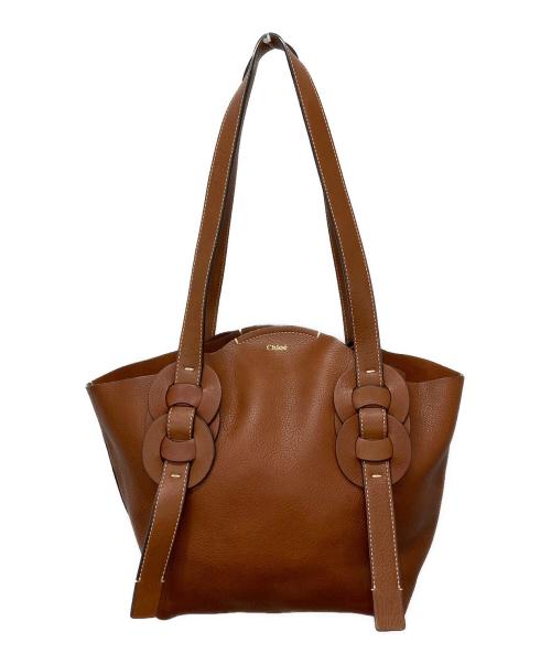 Chloe（クロエ）Chloe (クロエ) ダリル トートバッグ ブラウンの古着・服飾アイテム