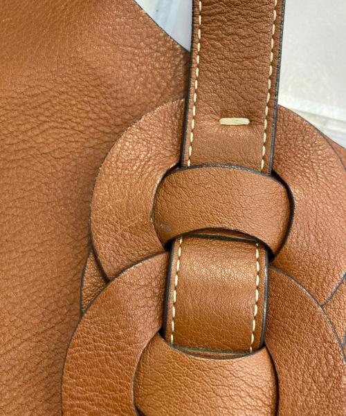 Chloe（クロエ）Chloe (クロエ) ダリル トートバッグ ブラウンの古着・服飾アイテム