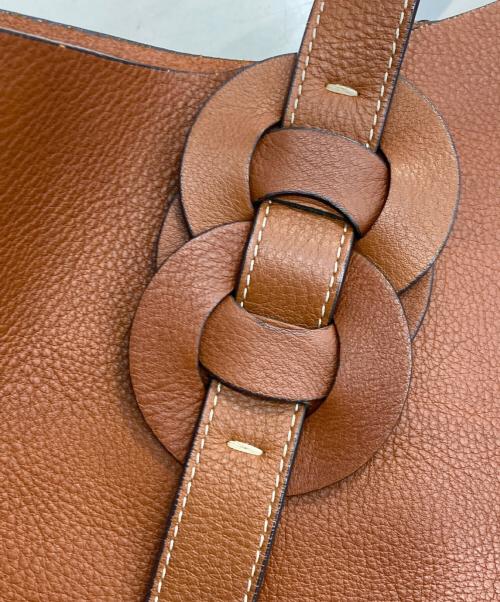 Chloe（クロエ）Chloe (クロエ) ダリル トートバッグ ブラウンの古着・服飾アイテム