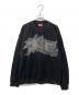DIESEL（ディーゼル）の古着「グラフィティープリントスウェット」｜ブラック