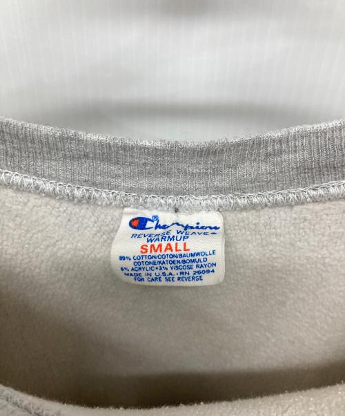 Champion REVERSE WEAVE（チャンピオン リバース ウィーブ）Champion REVERSE WEAVE (チャンピオン リバース ウィーブ) 80sリバースウィーブスウェット グレー サイズ:Sの古着・服飾アイテム
