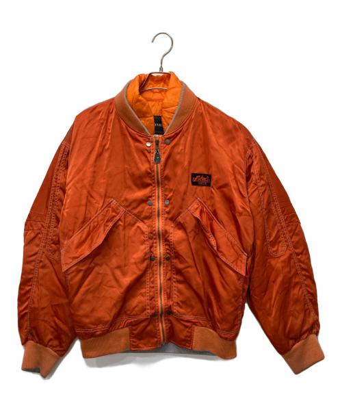 BONEVILLE（ボンネビル）BONEVILLE (ボンネビル) ライナー付フライトジャケット オレンジ サイズ:48の古着・服飾アイテム