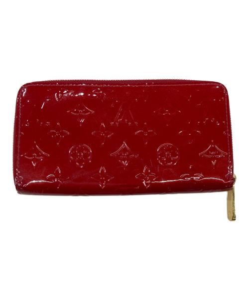 LOUIS VUITTON（ルイ ヴィトン）LOUIS VUITTON (ルイ ヴィトン) ヴェルニ ジッピーウォレット レッドの古着・服飾アイテム
