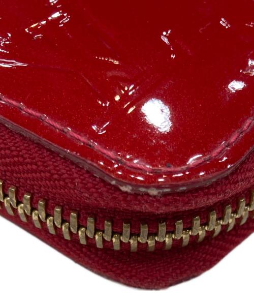 LOUIS VUITTON（ルイ ヴィトン）LOUIS VUITTON (ルイ ヴィトン) ヴェルニ ジッピーウォレット レッドの古着・服飾アイテム