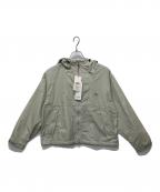 DANTON×B:MING by BEAMSダントン×ビーミングバイビームス）の古着「STUNNER NYLON HOODED SHORT JACKETダントン フーデッドショートジャケット」｜グレー