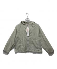 DANTON×B:MING by BEAMS（ダントン×ビーミングバイビームス）の古着「STUNNER NYLON HOODED SHORT JACKETダントン フーデッドショートジャケット」｜グレー