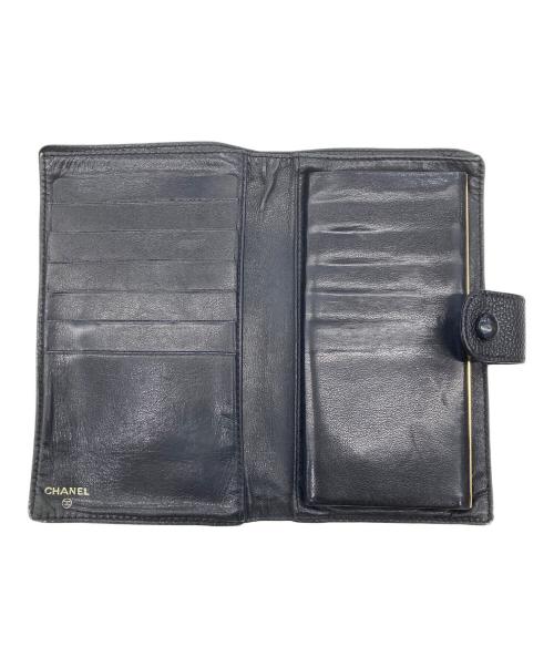 CHANEL（シャネル）CHANEL (シャネル) ココマーク2つ折り財布 ブラックの古着・服飾アイテム