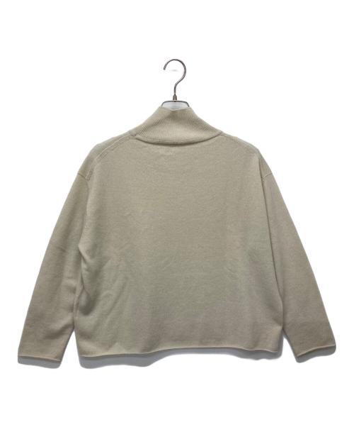 evam eva（エヴァムエヴァ）evam eva (エヴァムエヴァ) カシミヤタートルネックニット アイボリー サイズ:1の古着・服飾アイテム