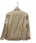 DANTON (ダントン) LINEN CLOTH BAND COLLAR L/S SHIRT/リネンバンドカラーシャツ ベージュ サイズ:34：6000円