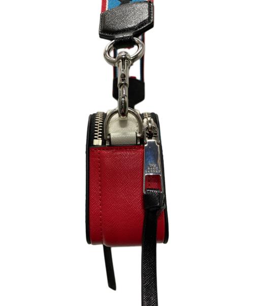 MARC JACOBS（マークジェイコブズ）MARC JACOBS (マークジェイコブズ) PEANUTS (ピーナッツ) スナップショット/総柄ショルダーバッグ ブルーの古着・服飾アイテム