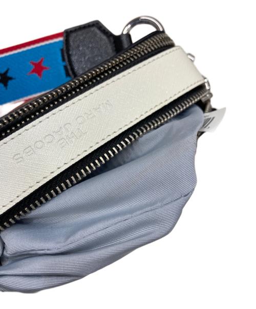 MARC JACOBS（マークジェイコブズ）MARC JACOBS (マークジェイコブズ) PEANUTS (ピーナッツ) スナップショット/総柄ショルダーバッグ ブルーの古着・服飾アイテム