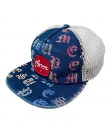 SUPREME（シュプリーム）の古着「Gradient Jacquard Mwsh Back 5-Panel Cap」｜インディゴ