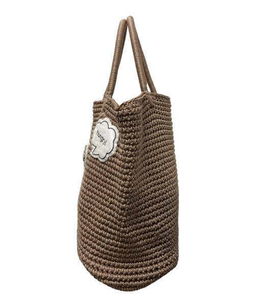 LUDLOW（ラドロー）LUDLOW (ラドロー) アニマルコードバッグ/ハンドバッグ ベージュの古着・服飾アイテム