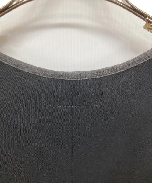 Y's（ワイズ）Y's (ワイズ) ウールギャバノースリーブワンピース ブラック サイズ:2の古着・服飾アイテム