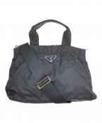 PRADAプラダ）の古着「2WAYショルダーバッグ」｜ブラック
