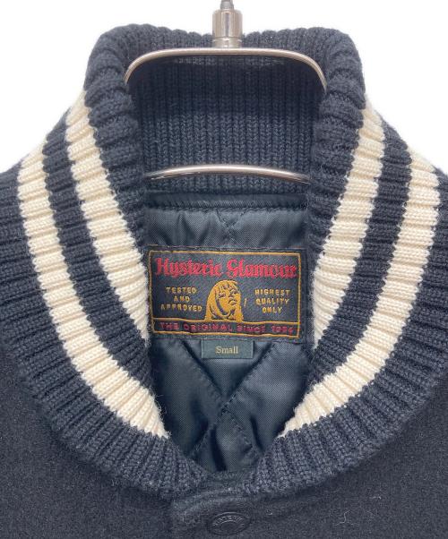 Hysteric Glamour（ヒステリックグラマー）Hysteric Glamour (ヒステリックグラマー) 袖レザースタジャン ブラック サイズ:Sの古着・服飾アイテム