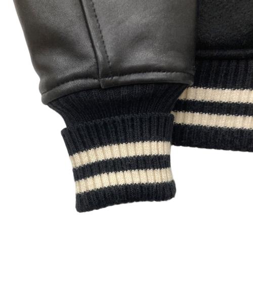 Hysteric Glamour（ヒステリックグラマー）Hysteric Glamour (ヒステリックグラマー) 袖レザースタジャン ブラック サイズ:Sの古着・服飾アイテム