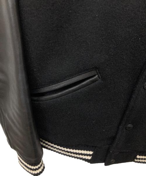 Hysteric Glamour（ヒステリックグラマー）Hysteric Glamour (ヒステリックグラマー) 袖レザースタジャン ブラック サイズ:Sの古着・服飾アイテム