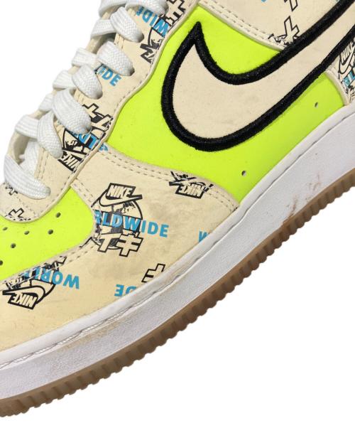 NIKE（ナイキ）NIKE (ナイキ) Nike World Wide Pack Air Force 1 Low White イエロー サイズ:26の古着・服飾アイテム