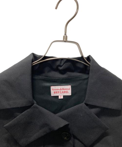 Vivienne Westwood RED LABEL（ヴィヴィアンウエストウッドレッドレーベル）Vivienne Westwood RED LABEL (ヴィヴィアンウエストウッドレッドレーベル) ベルテッドデザインワンピース ブラック サイズ:3の古着・服飾アイテム