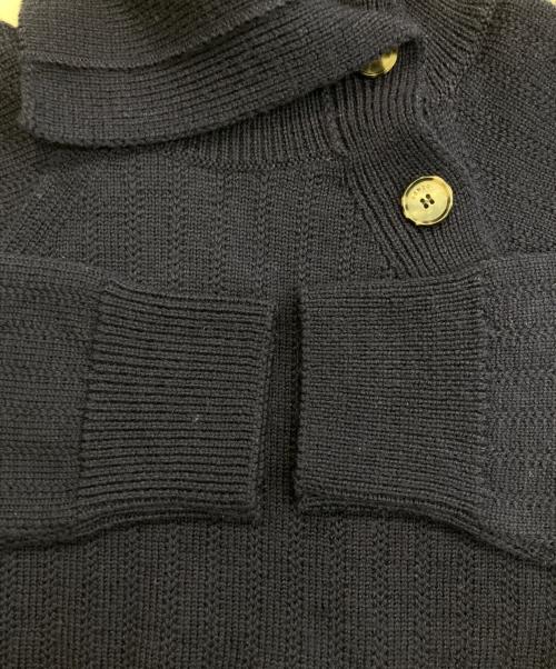 KENZO（ケンゾー）KENZO (ケンゾー) デザインボタンニット ネイビー サイズ:Mの古着・服飾アイテム