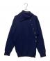 KENZO（ケンゾー）の古着「デザインボタンニット」｜ネイビー