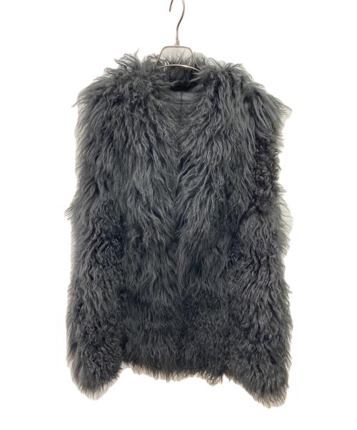 DESIGNWORKS（デザインワークス）DESIGNWORKS (デザインワークス) Fファーベスト ブラック サイズ:表記無しの古着・服飾アイテム