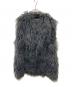 DESIGNWORKS（デザインワークス）の古着「Fファーベスト」｜ブラック