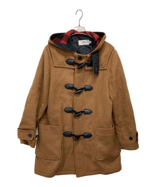 COACH（コーチ）COACH (コーチ) WOOL DUFFLE/ダッフルコート キャメル サイズ:Ｍの古着・服飾アイテム