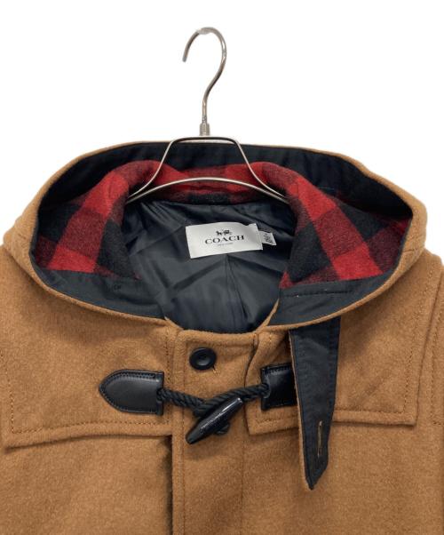 COACH（コーチ）COACH (コーチ) WOOL DUFFLE/ダッフルコート キャメル サイズ:Ｍの古着・服飾アイテム