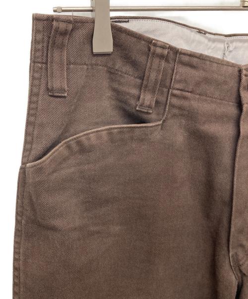 TENDERLOIN（テンダーロイン）TENDERLOIN (テンダーロイン) ワークパンツ ブラウン サイズ:XSの古着・服飾アイテム
