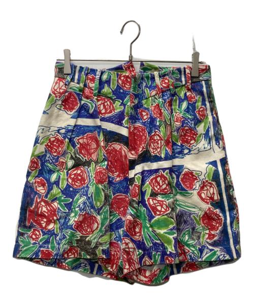 LOVERBOY（ラヴァーボーイ）LOVERBOY (ラヴァーボーイ) 総柄ハーフパンツ マルチカラー サイズ:28の古着・服飾アイテム