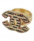 CHANELシャネル）の古着「ボーダーココマークリング」