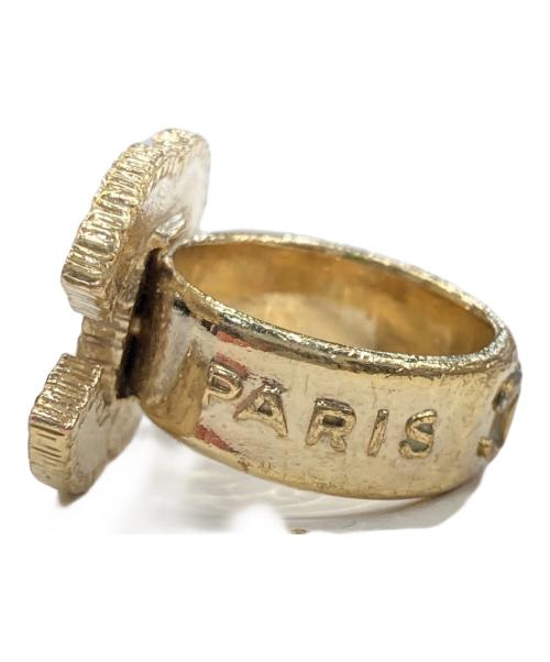 CHANEL（シャネル）CHANEL (シャネル) ボーダーココマークリング サイズ:12号の古着・服飾アイテム