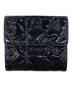 CHANEL（シャネル）の古着「アイコンラインエナメル3つ折り財布」｜ブラック