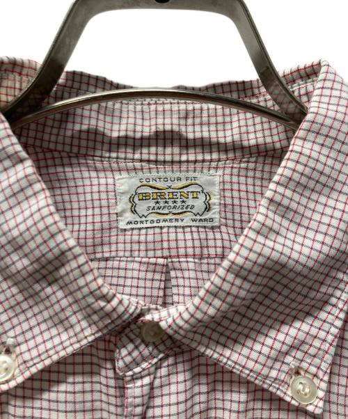 BRENT（ブレント）BRENT (ブレント) 50sタッターソールチェックシャツ レッド×ブラック サイズ:表記なしの古着・服飾アイテム