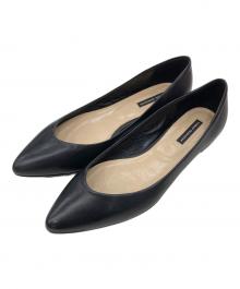 FABIO RUSCONI（ファビオルスコーニ）の古着「フラットパンプス」｜ブラック