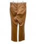 GAULTIER HOMME objet (ゴルチエオムオブジェ) ラムレザーストレートパンツ ブラウン サイズ:73：12000円