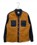 KOJIMA GENESコジマジーンズ）の古着「富士金梅ダックコンボシャツ」｜インディゴ