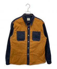 KOJIMA GENES（コジマジーンズ）の古着「富士金梅ダックコンボシャツ」｜インディゴ