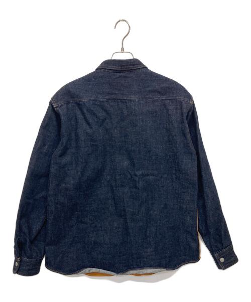 KOJIMA GENES（コジマジーンズ）KOJIMA GENES (コジマジーンズ) 富士金梅ダックコンボシャツ インディゴ サイズ:XLの古着・服飾アイテム