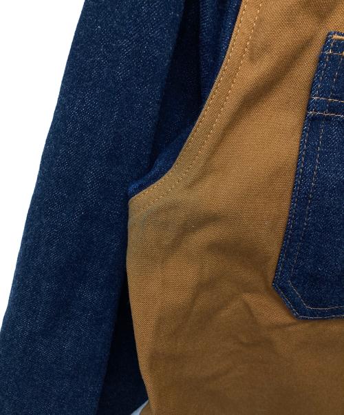 KOJIMA GENES（コジマジーンズ）KOJIMA GENES (コジマジーンズ) 富士金梅ダックコンボシャツ インディゴ サイズ:XLの古着・服飾アイテム