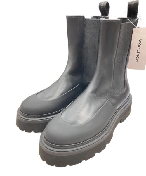 WOOLRICH（ウールリッチ）WOOLRICH (ウールリッチ) LOGGER CHELSEA/サイドゴアブーツ ブラック サイズ:37 未使用品の古着・服飾アイテム